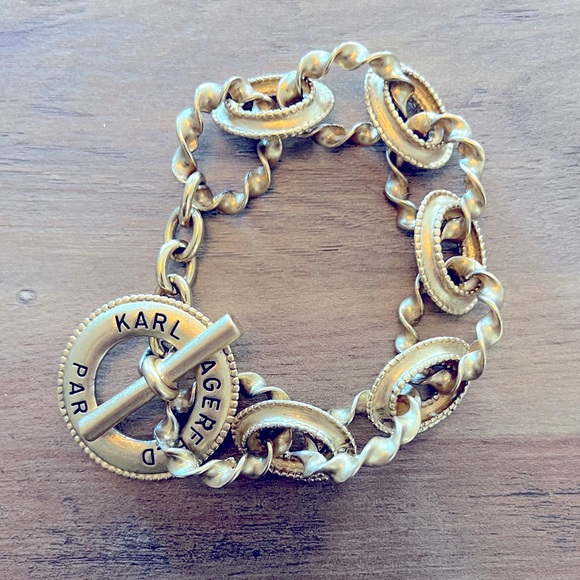 Vintage Karl Lagerfeld(Not Chanel) Toggle Bracelet - Picture 3 of 5